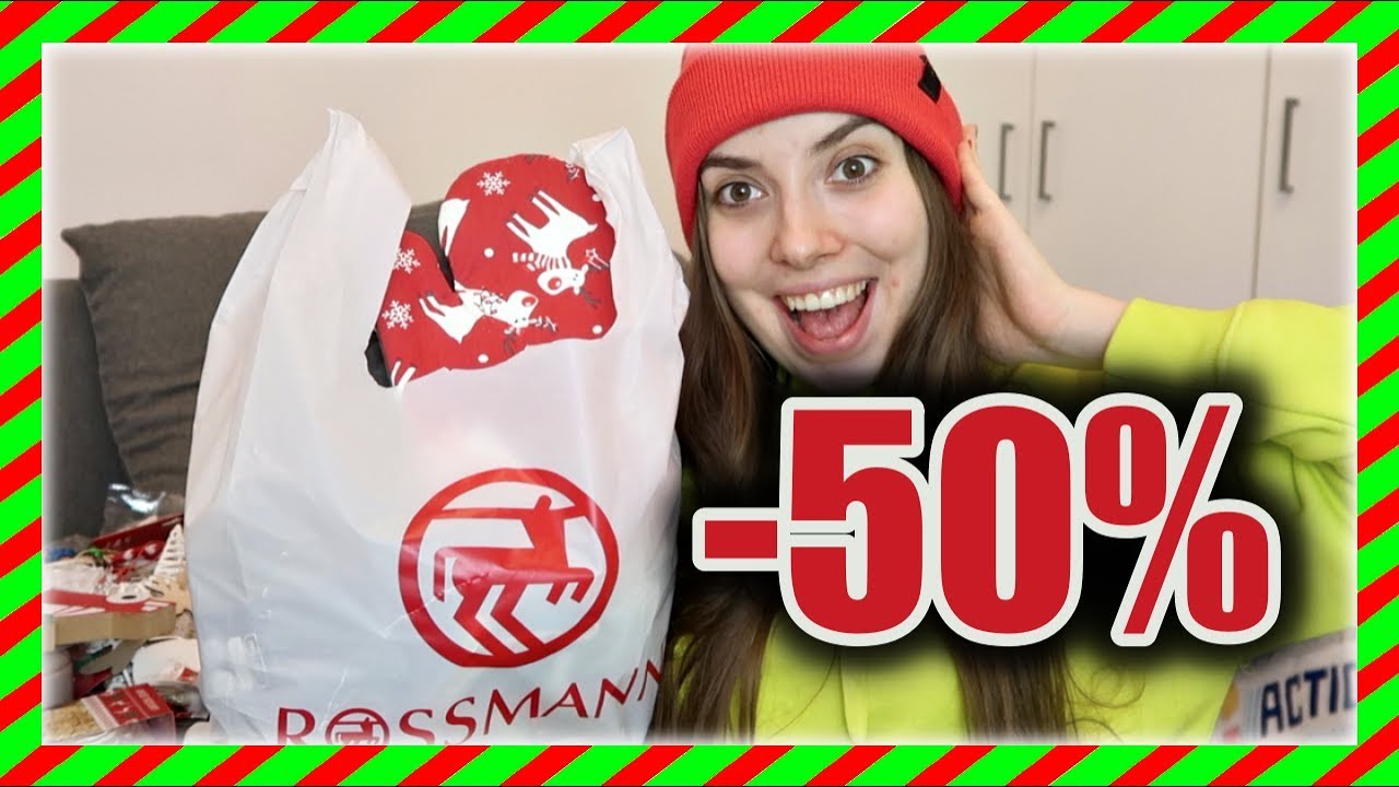 VLOGMAS 21 Promocja  Rossmann -50% 🤑 na Święta HAUL