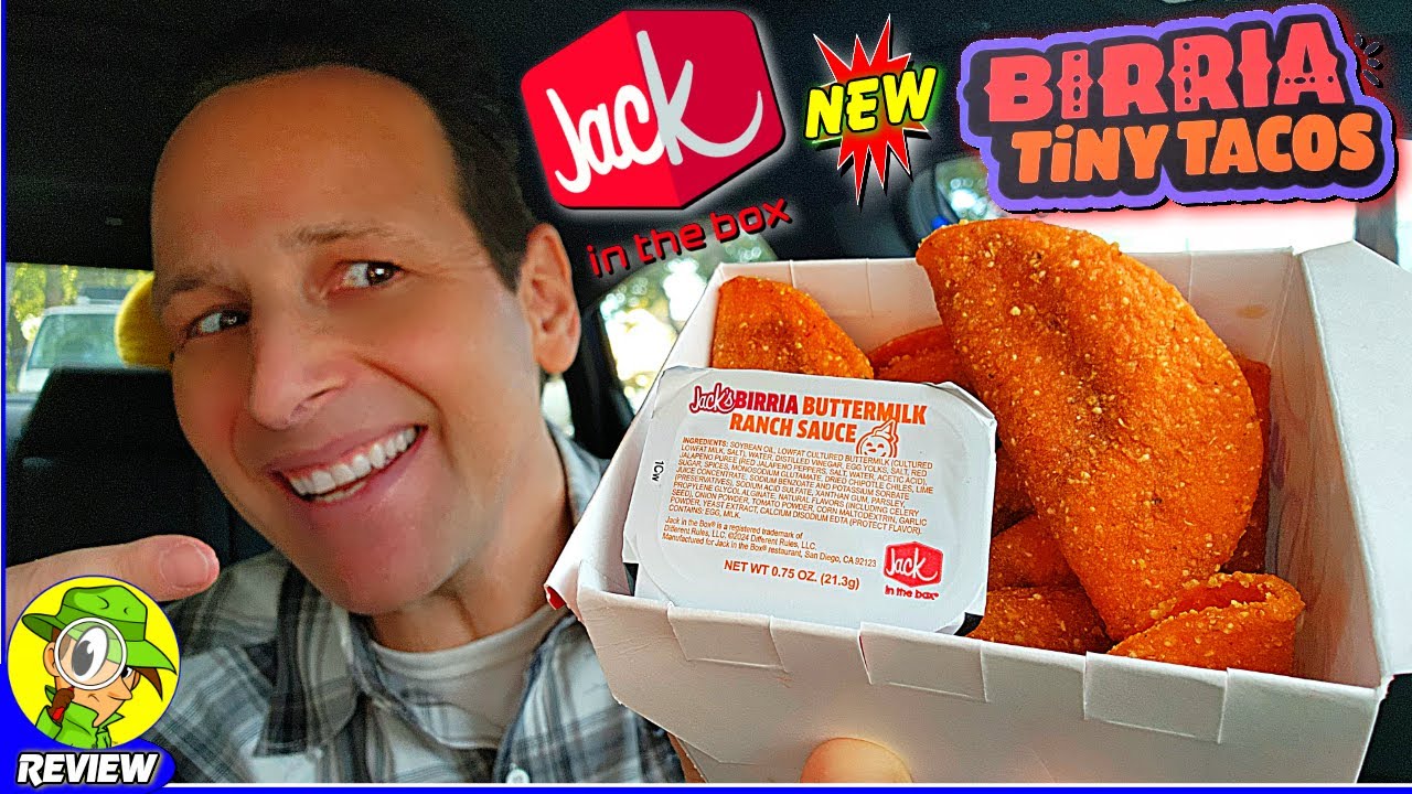 Jack In The Box® Classic Birria Tiny Tacos Review 🃏🍖🔎🌮 Peep THIS Out! 🕵️‍♂️
