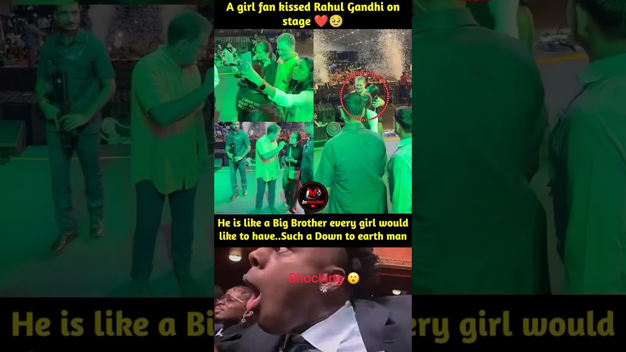 Rahul Gandhi&rsquo;s Warm Gesture With a Student at Pune Event! ❤️🤝