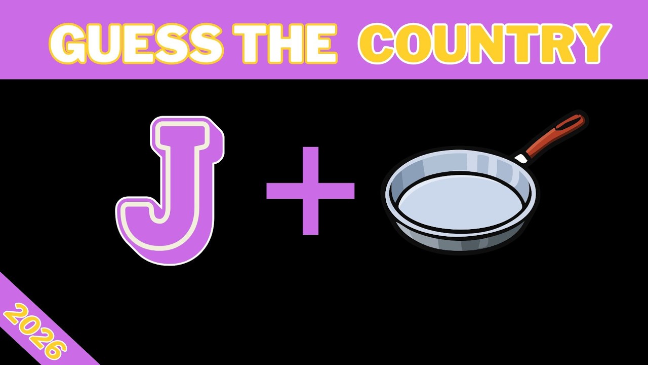 Can You Guess The Country By Emoji? | Emoji Challenge | Emoji Movie Puzzles | Test Your Brain Power