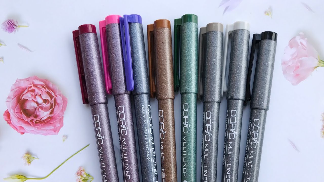 COPIC MULTILINERS【 How do I use fine liners? 】
