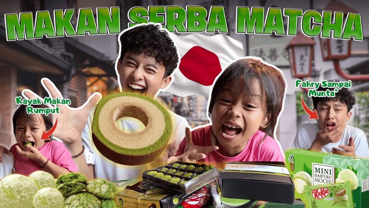 SEMUA MATCHA RASA RUMPUT ⁉️😭😭 UNBOXING OLEH OLEH DARI JEPANG