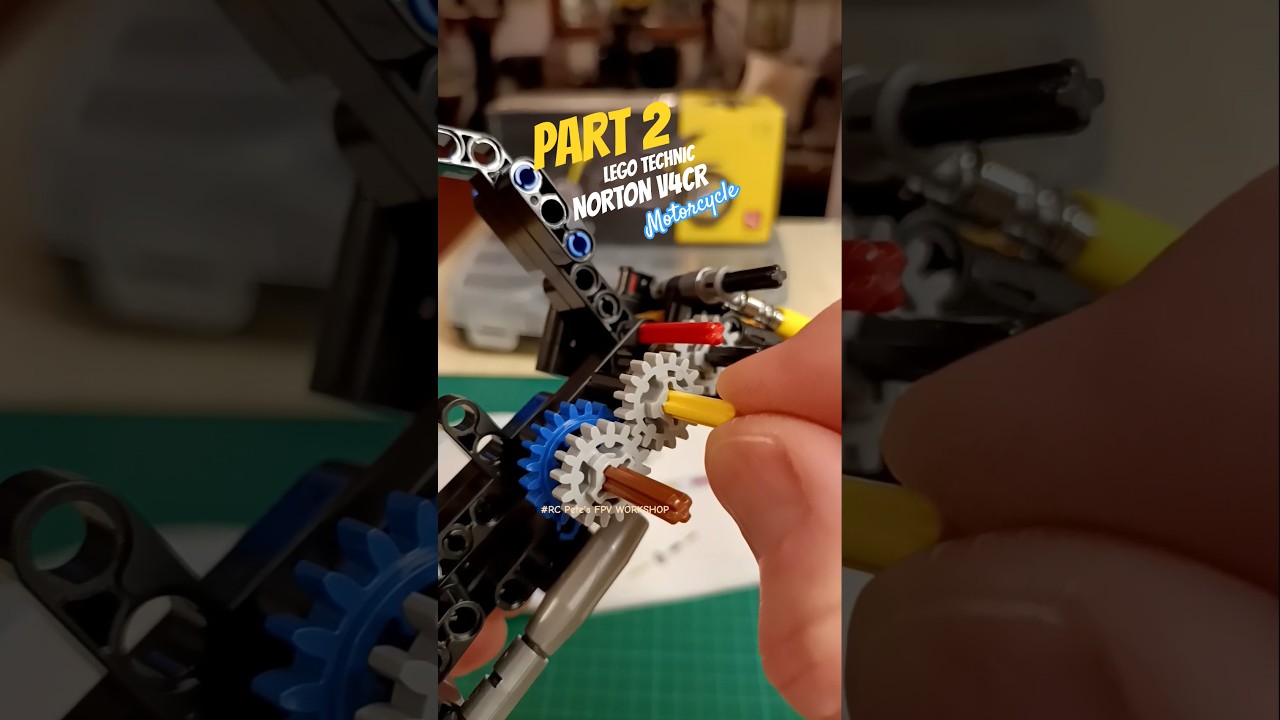 NEW! BUILDING A LEGO TECHNIC NORTON V4CR MOTORCYCLE 