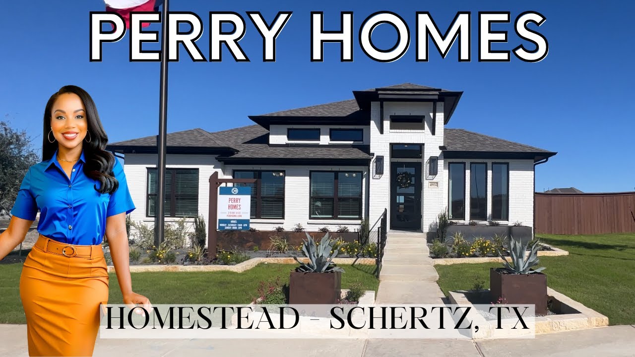 PERRY Homes 2776w Tour | New Construction Home Tour | Schertz Texas Homes | Texas Luxury Home Tour