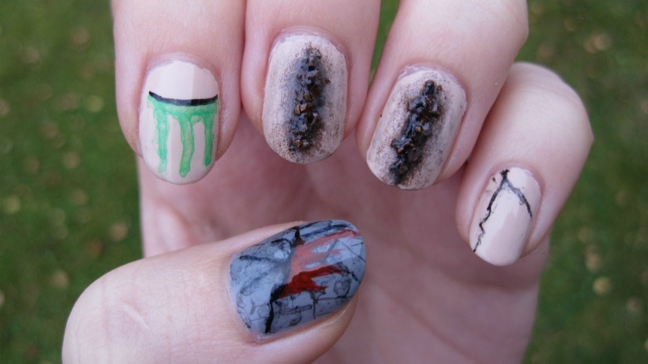BTS (방탄소년단) - Blood Sweat & Tears (피 땀 눈물) Nail Art