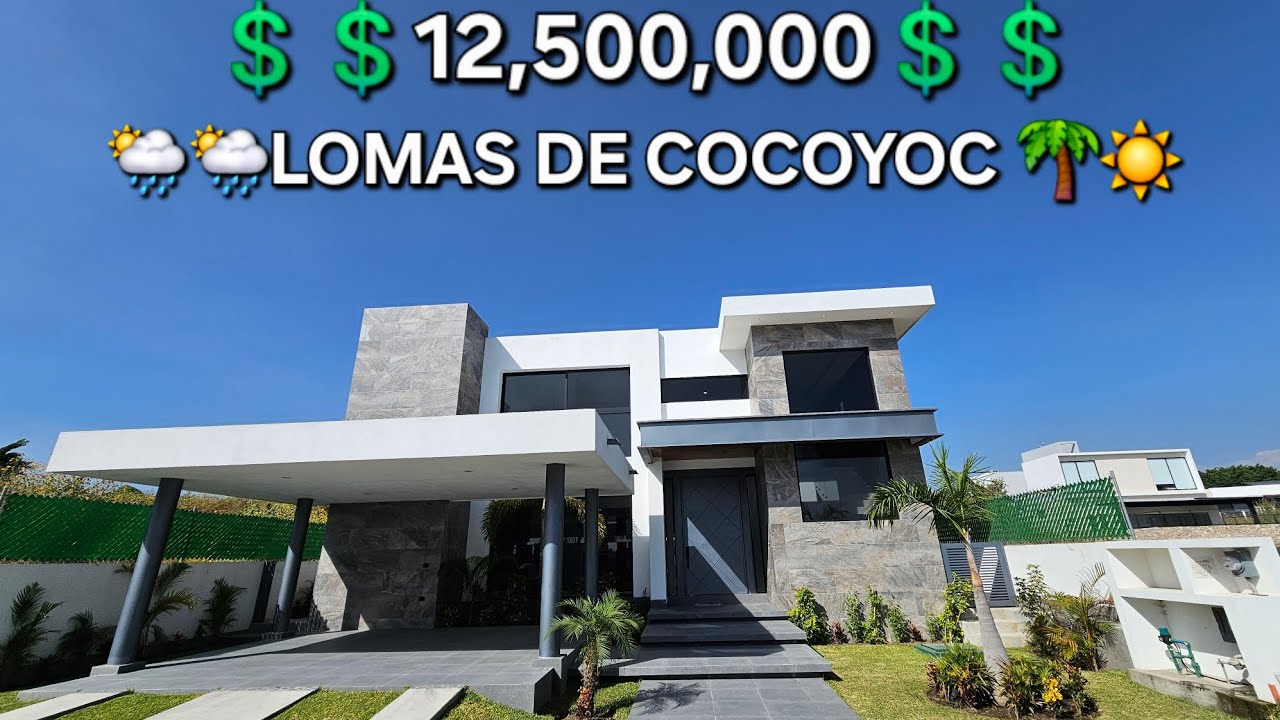 ☀️🌦TU HERMOSA CASA EN LOMAS DE COCOYOC 🌴💥