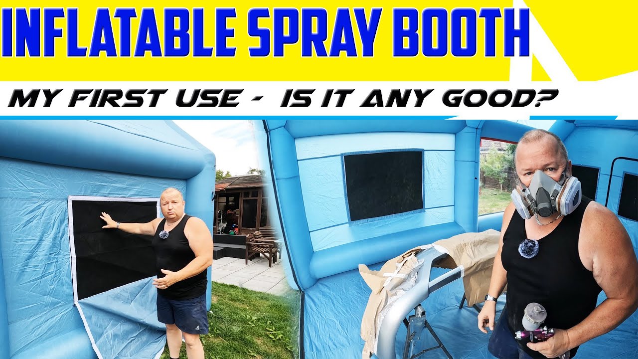 My First Test In An Inflatable Spray Booth Is It Any Good?