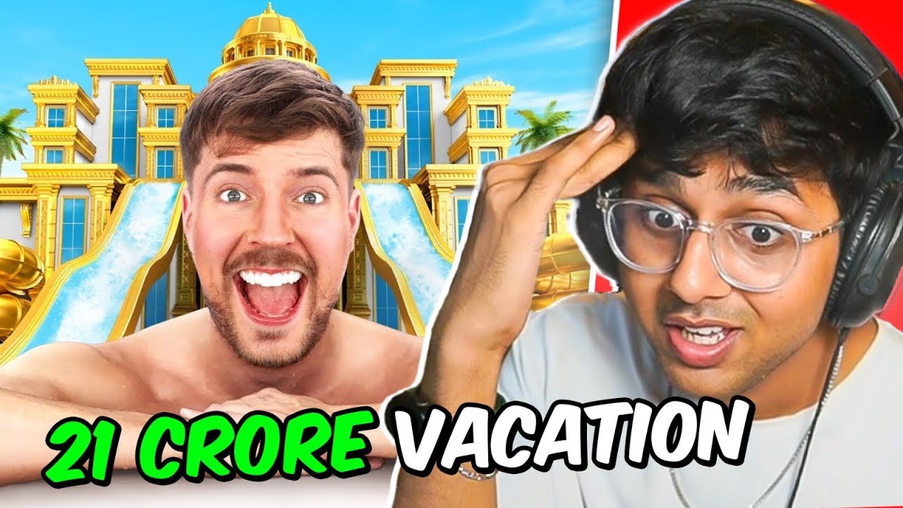 ₹80 vs ₹21 Crore Vacation - Rachitroo reacts to Mrbeast