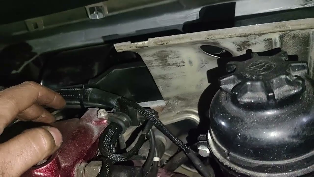 Начало финальной сборки Opel Calibra FRANKENSTEIN RWD. Подкапотное пространство.