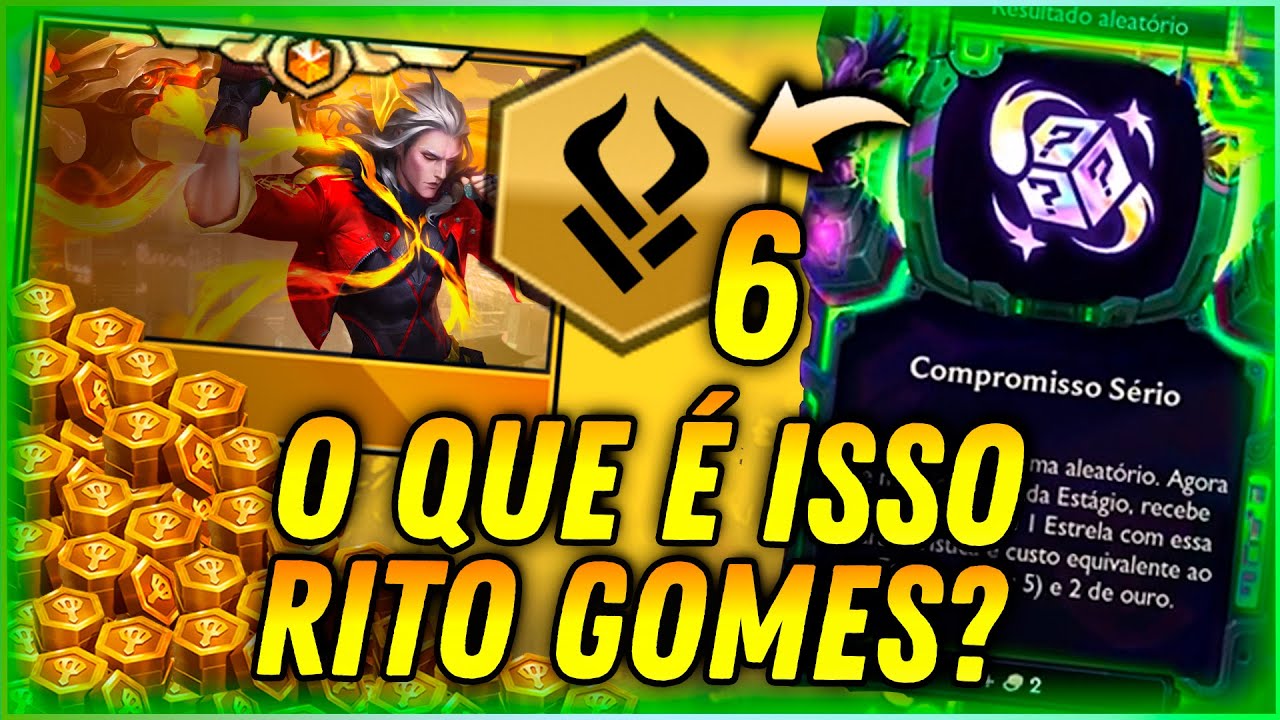ESCOLHI COMPROMISSO SÉRIO E FUI BOI DOURADO!? | Teamfight Tactics Patch 14.6
