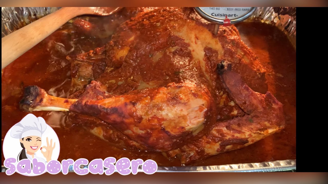 Pavo Adobado ,Enchilado a los 4 Chiles a mi estilo !!