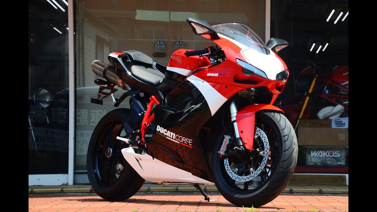 Ducati 848evoコルセ　販売用動画　volto