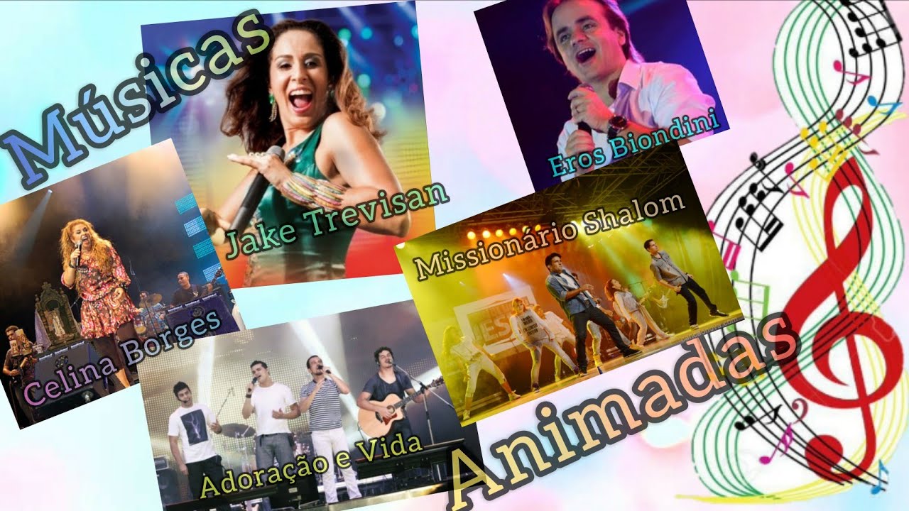 Top 5 Melhores Músicas Católicas Animadas #musicascatolicas