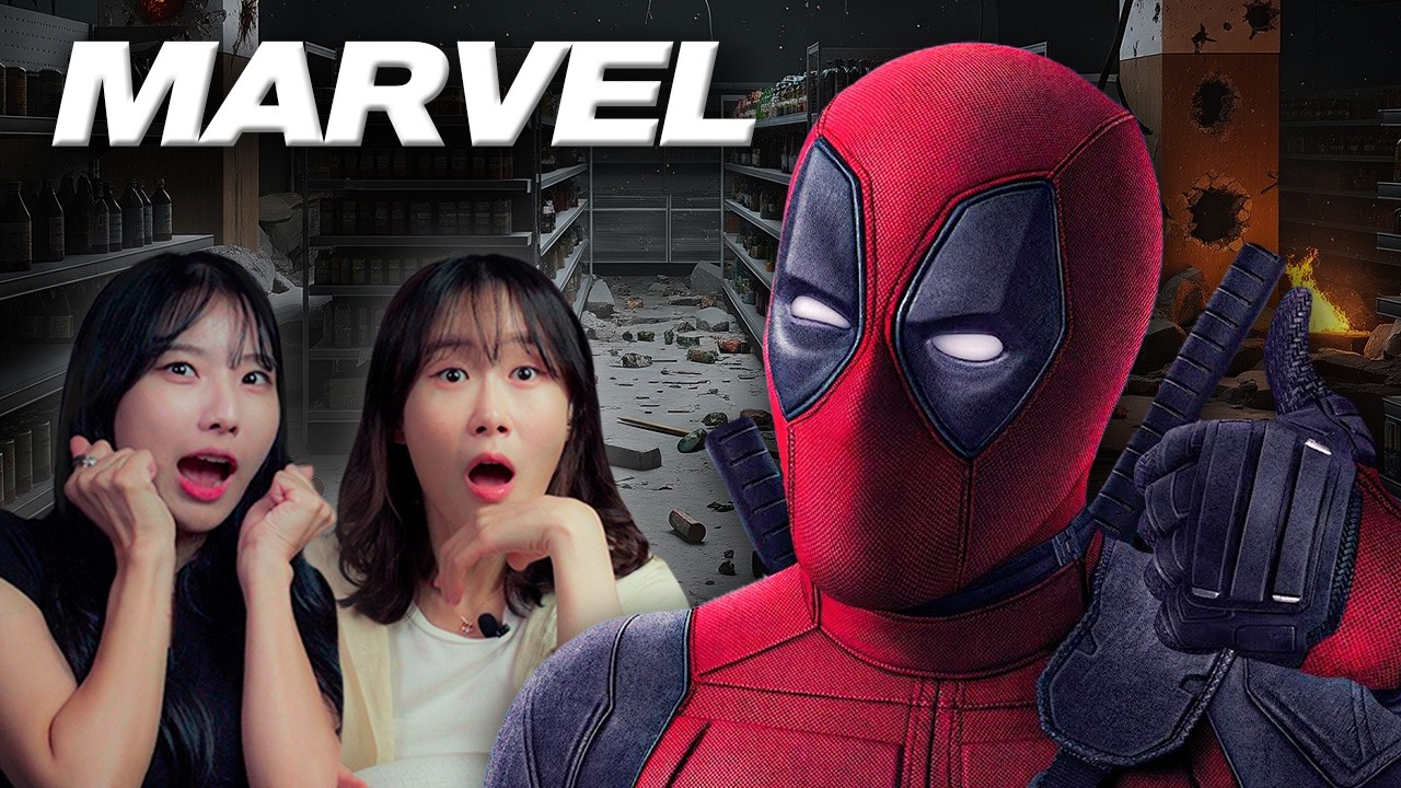 Korean Girls React to Marvel Movie Scenes (Binge-Watching)  | 𝙊𝙎𝙎𝘾