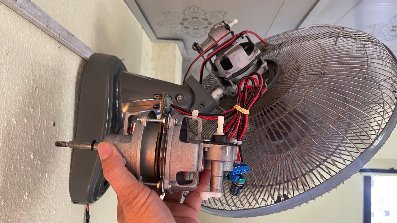 Trâu bò quá! Đầu quạt không than 12v-24v chạy cánh B4,B5(zalo 0972234185)