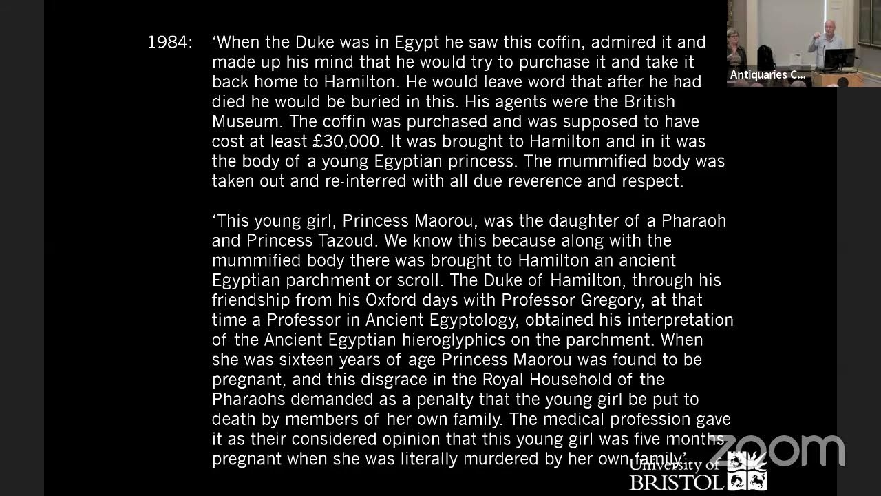 Duke Alexander and his Sarcophagi