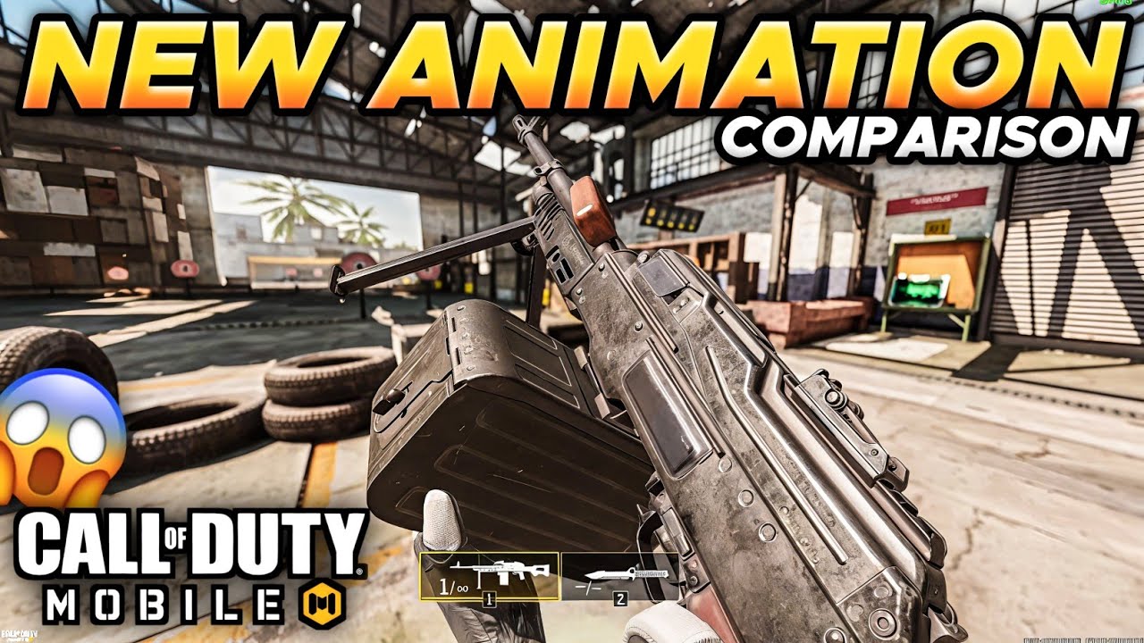 COD Mobile New Animation & Sound UPDATE OLD Vs NEW Comparison 