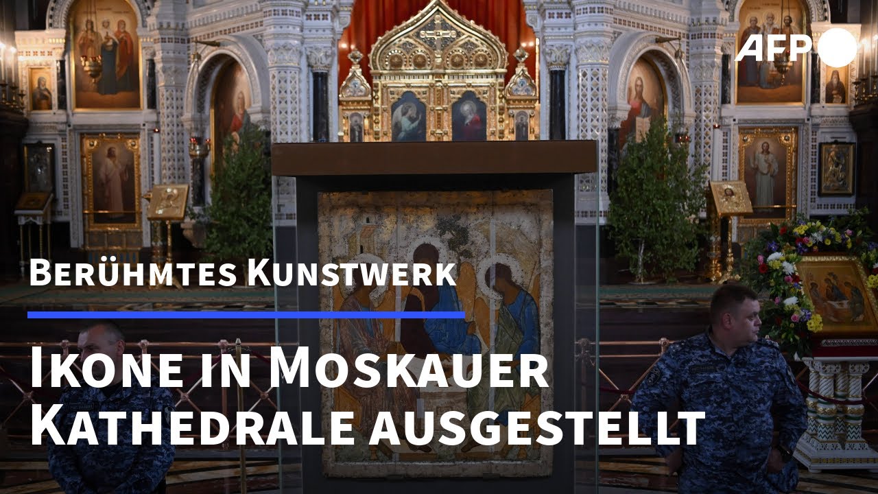 Ber&uuml;hmte Ikone in Moskauer Kathedrale: 