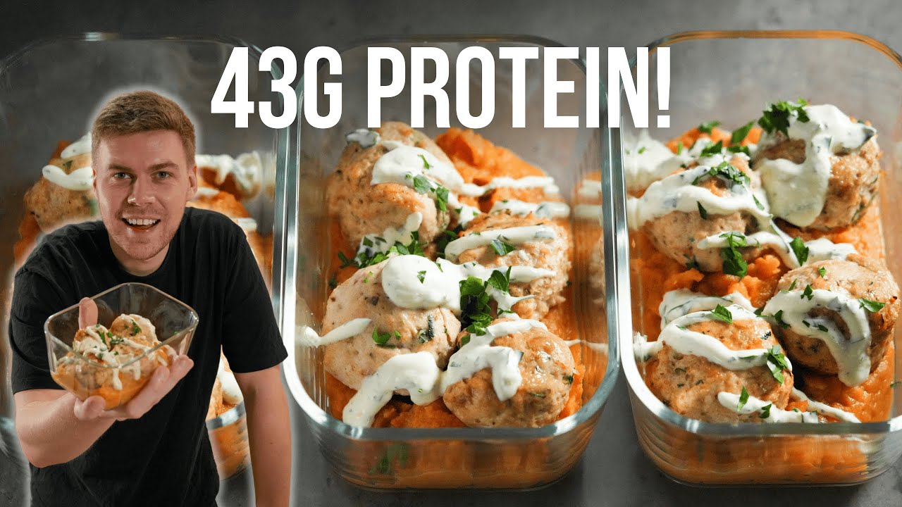 High Protein Chicken Meatballs Meal Prep On A Budget (5 Quick Meals)