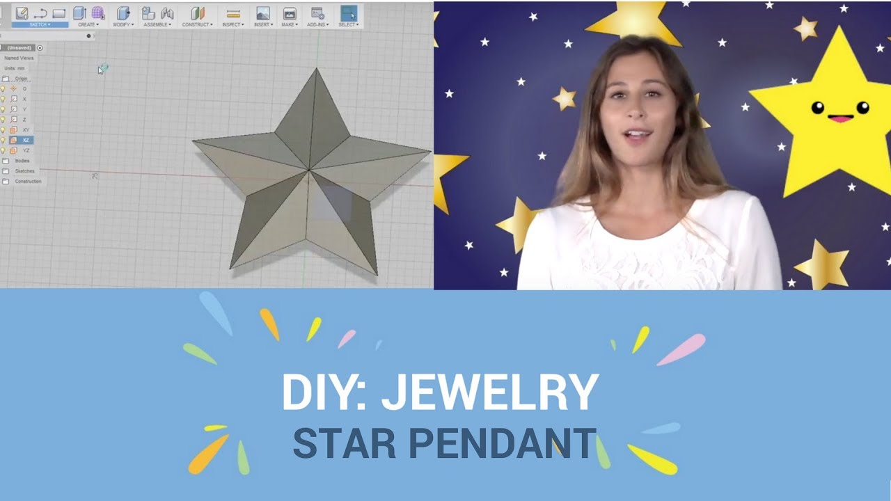 Fusion 360: Star Pendant