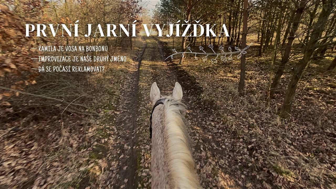 první jarní vyjížďka 🌞 // vosa na bonbonu a reklamace počasí
