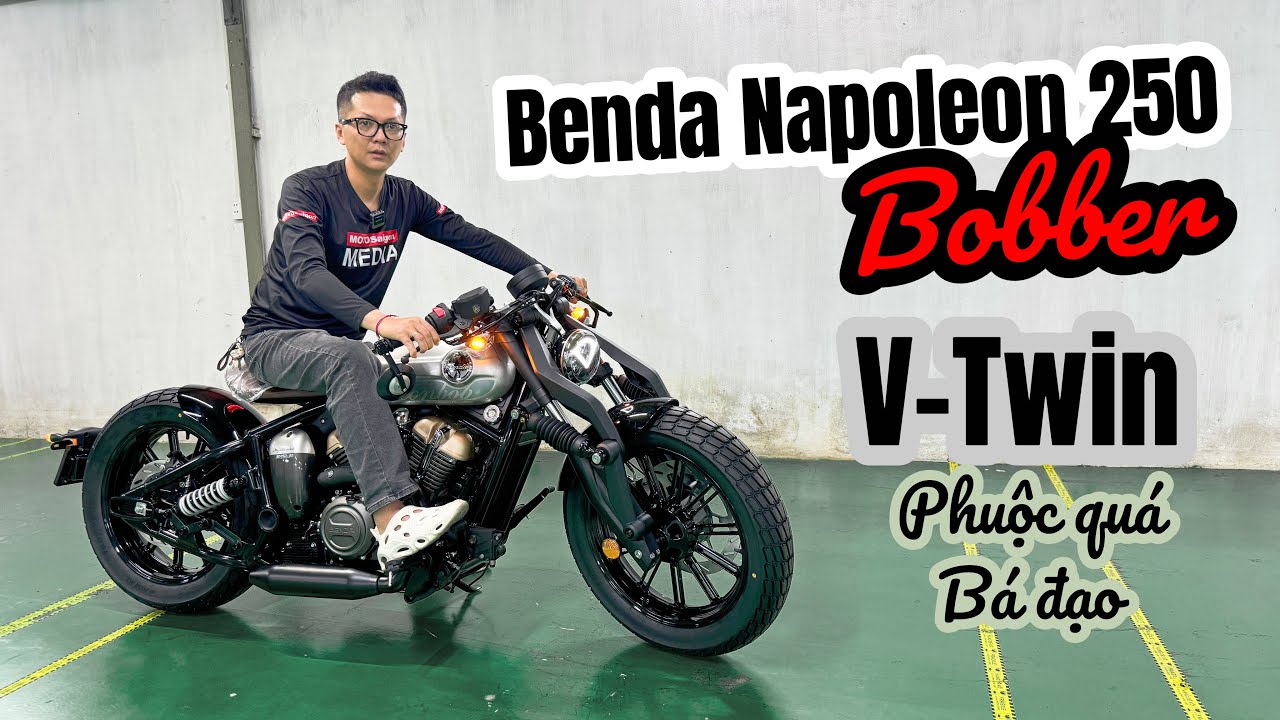 Đ&aacute;nh gi&aacute; Benda Napoleon 250 Bobber đ&atilde; về Việt Nam gi&aacute; xe 16x