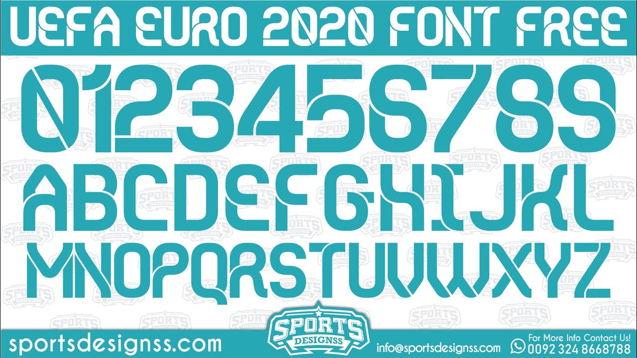 UEFA EURO 2020 Football Font Free Download by Sports Designss_Download UEFA EURO Font Google Drive