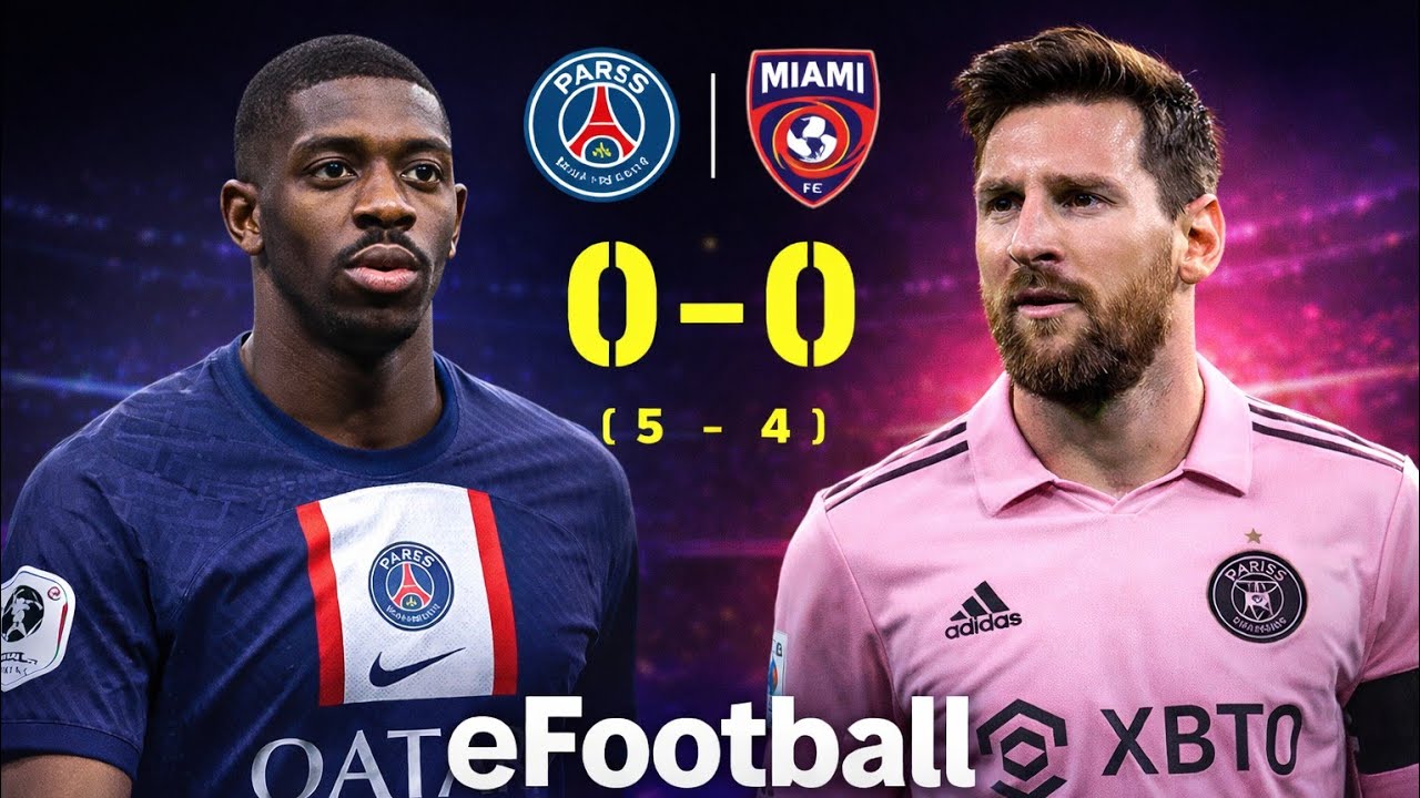 EFOOTBALL  Random Penalty Shout-out | PSG vs Miami FC 