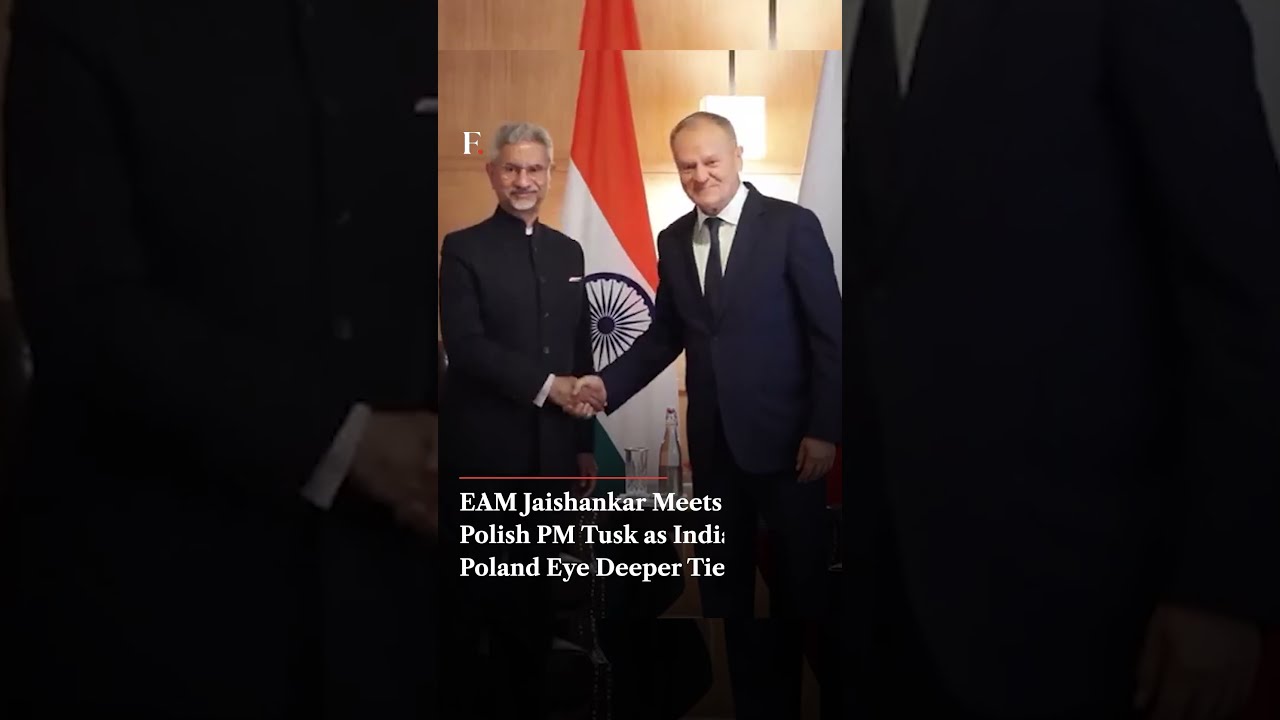 EAM Jaishankar Meets Polish PM Tusk as India Poland Eye Deeper Ties | Firstpost News