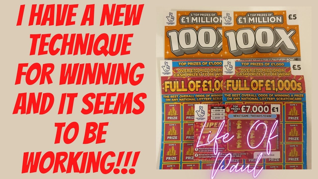 £20 mix of scratch cards. How many of these £5 cards will be winners as I use my new technique?