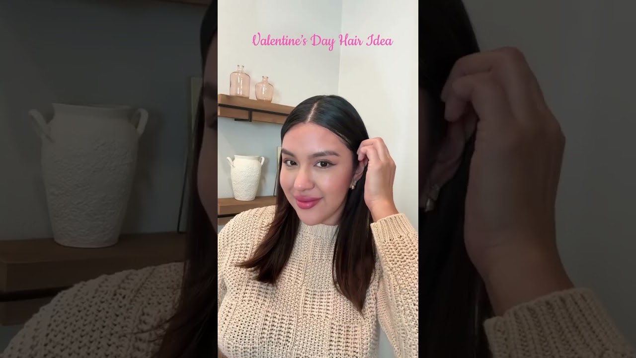 Looking For a Valentine's Day Hair Look?? 😍 #cleanbeauty #hair #hairstyles #hairstyling  #haircare