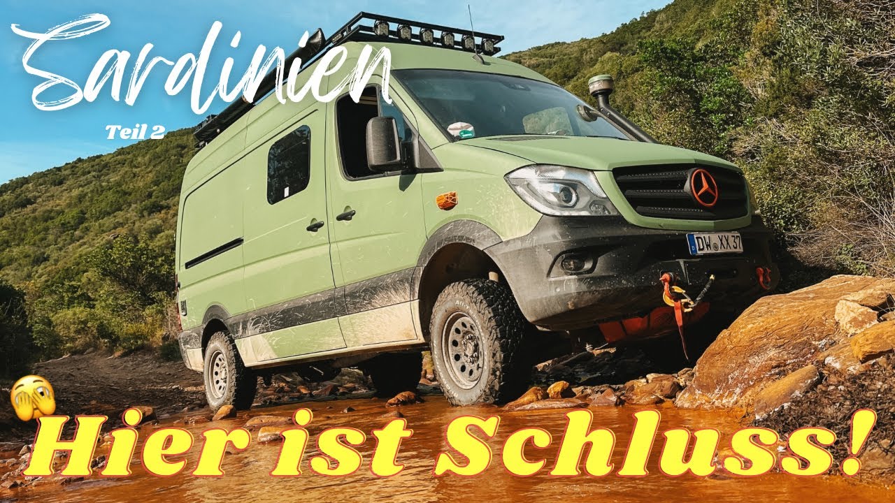 ENDSTATION! 😳 / Sardinien Offroad 🚐💨 / Roter Fluss / Sprinter 4x4