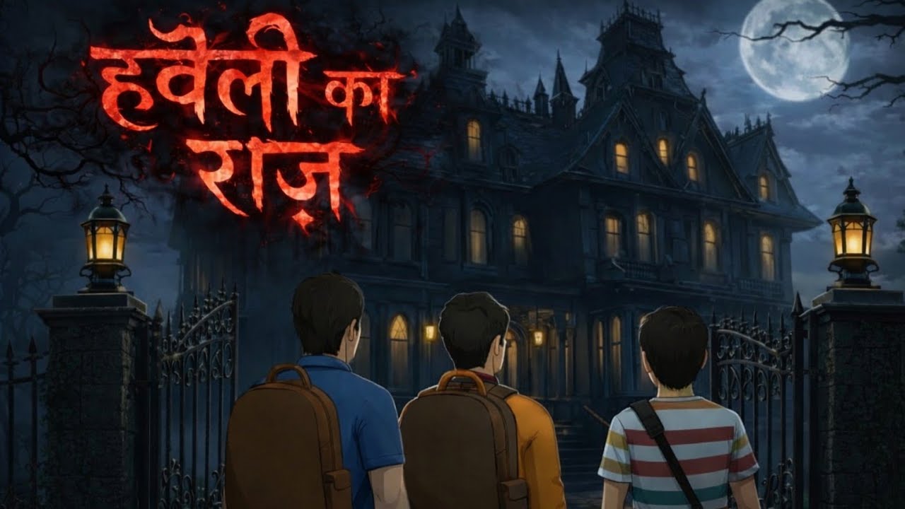 हवेली का राज़ | Haveli Ka Raaz | Horror Story Hindi | Haunted Mansion | Real Horror Cartoon | 
