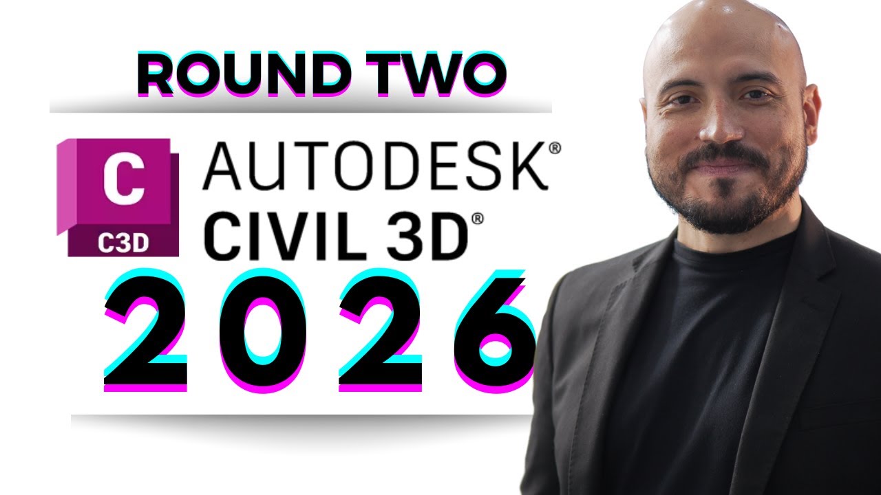 Novidades da versão 2026 do Civil 3D - ROUND TWO