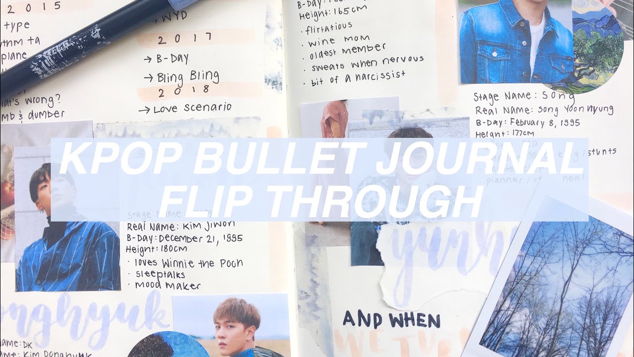 🌨 Kpop Bujo Flip Through | March