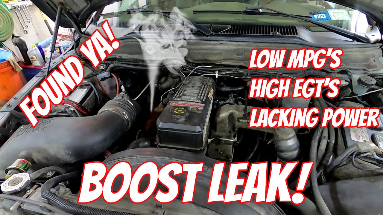 Finally found the boost leak in the 5.9 Cummins!