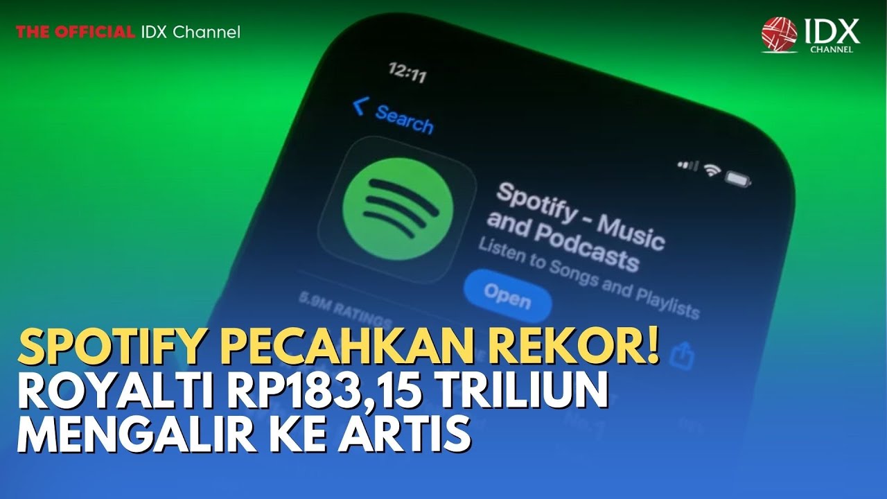 Spotify Pecahkan Rekor! Royalti Rp183,15 Triliun Mengalir ke Artis | TECH BIZZ
