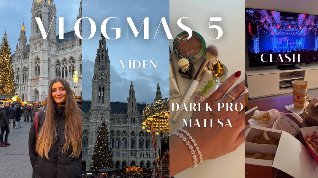DÁREK PRO MATESA, VÍDEŇ, CLASH,... | VLOGMAS 5