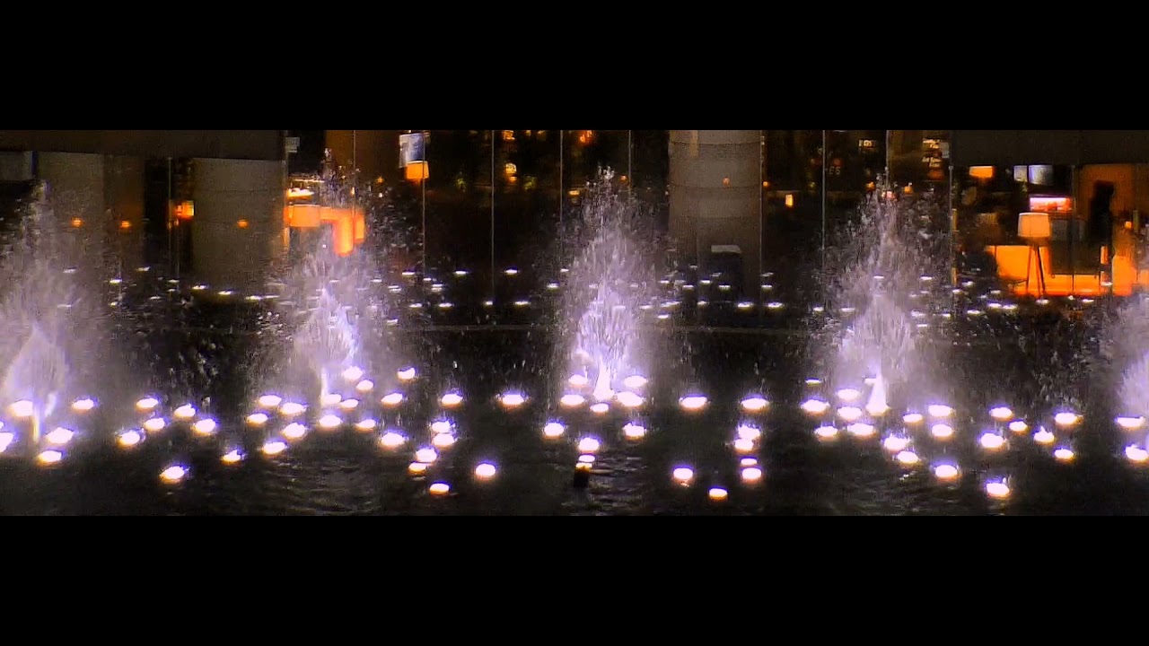 Canal City Hakata fountain show♪Ride of the valkyries Nozzle fountain device enlarged version JAPAN