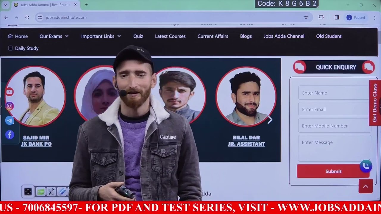 #jkssb #SI || Success Story of Hasseb || @JobsAdda786
