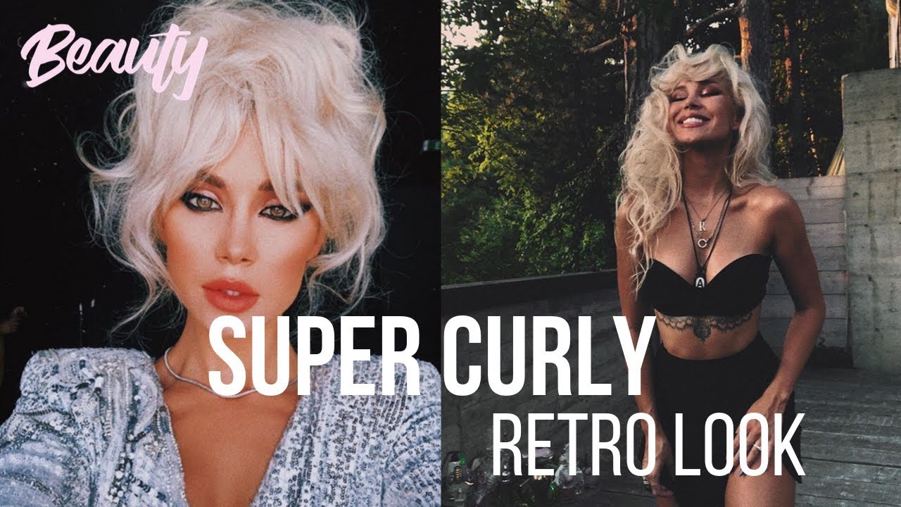 BEAUTY: SUPER CURLY RETRO LOOK