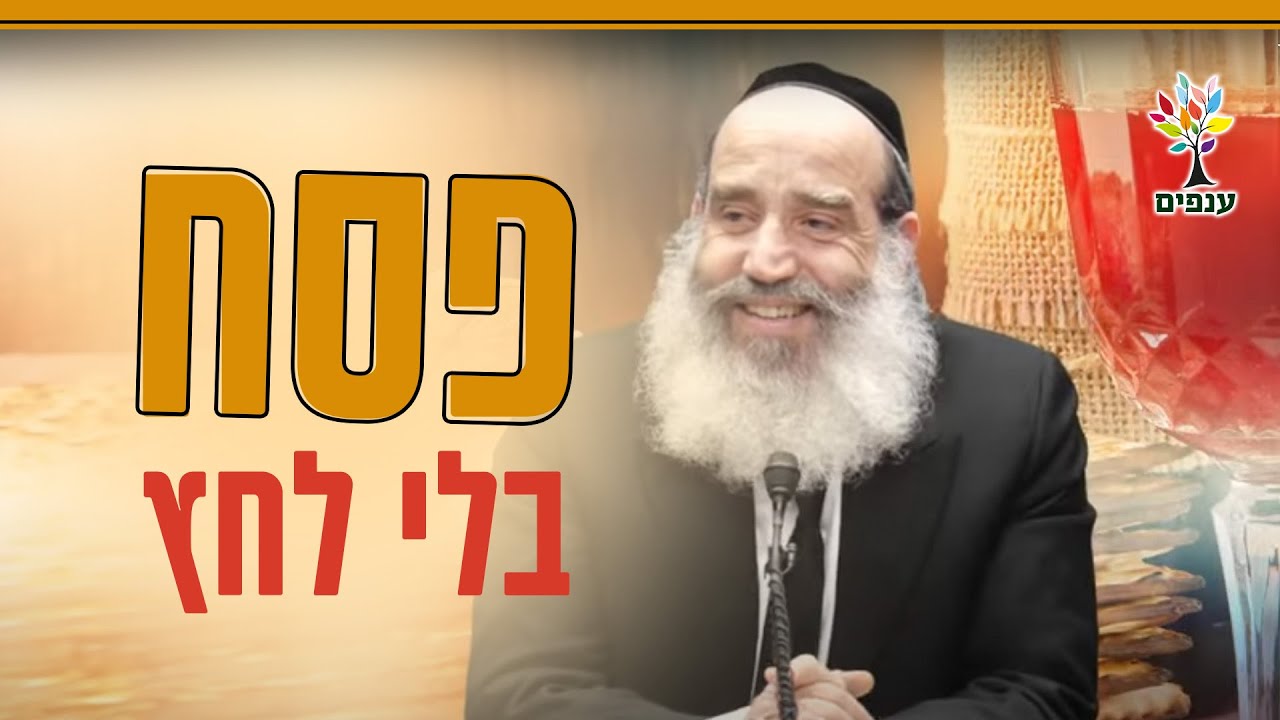 הרב פנגר - פסח בלי לחץ