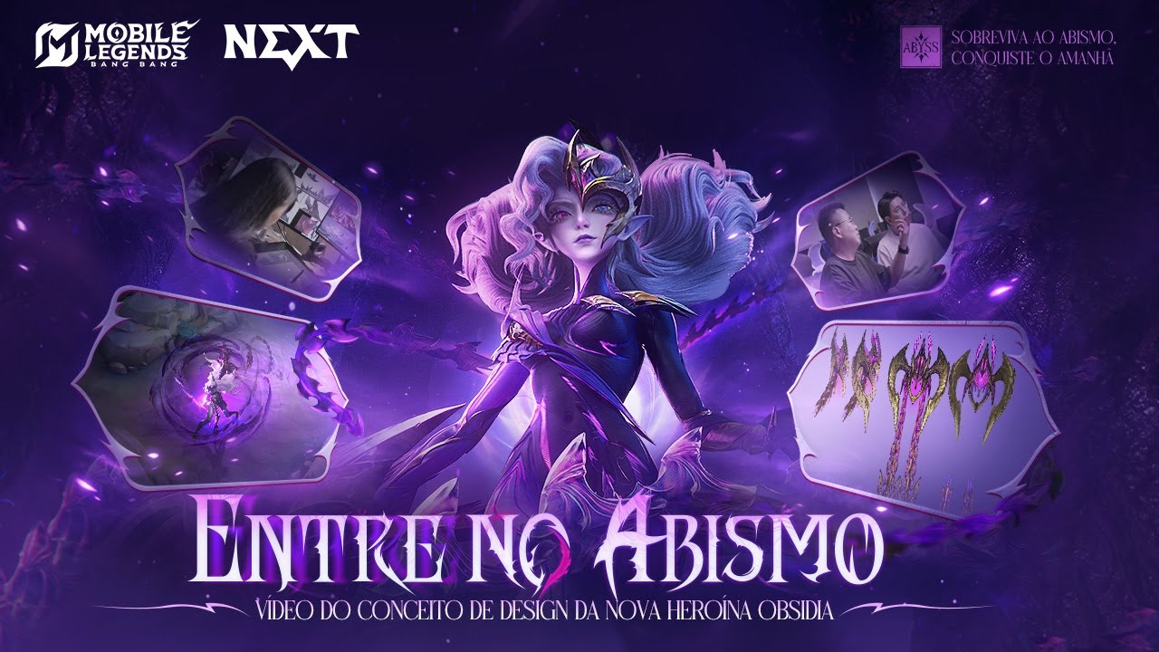 Adentre o Abismo | Vídeo do Conceito de Design da Nova Heroína Obsidia | Mobile Legends: Bang Bang