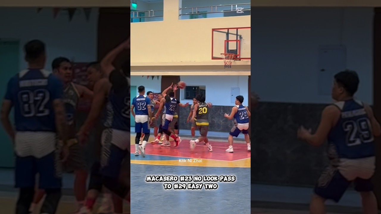 No Look Pass On #29 Interprovince Basketball Game | Klik Ni Zhai