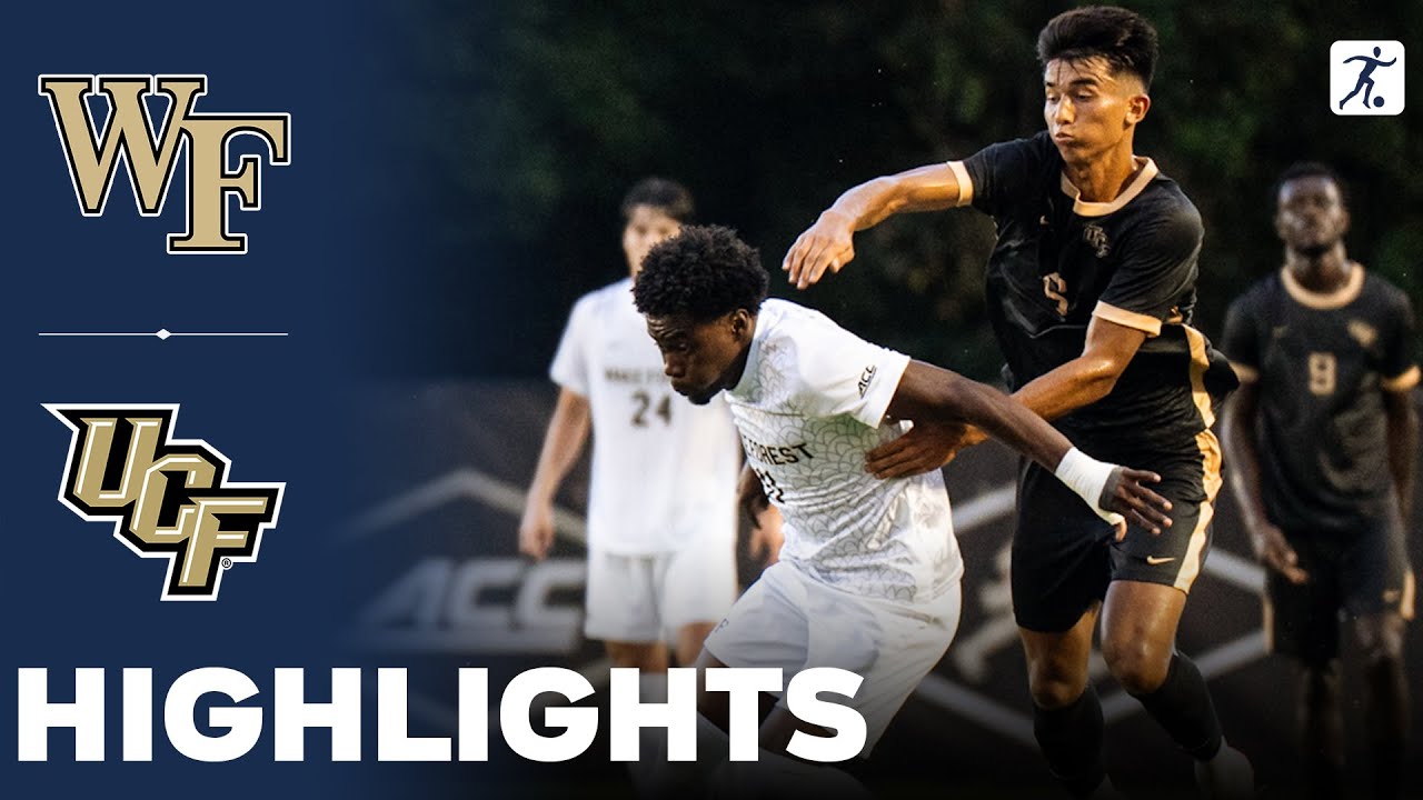 Wake Forest vs UCF | NCAA College Soccer | Highlights - August 24, 2025