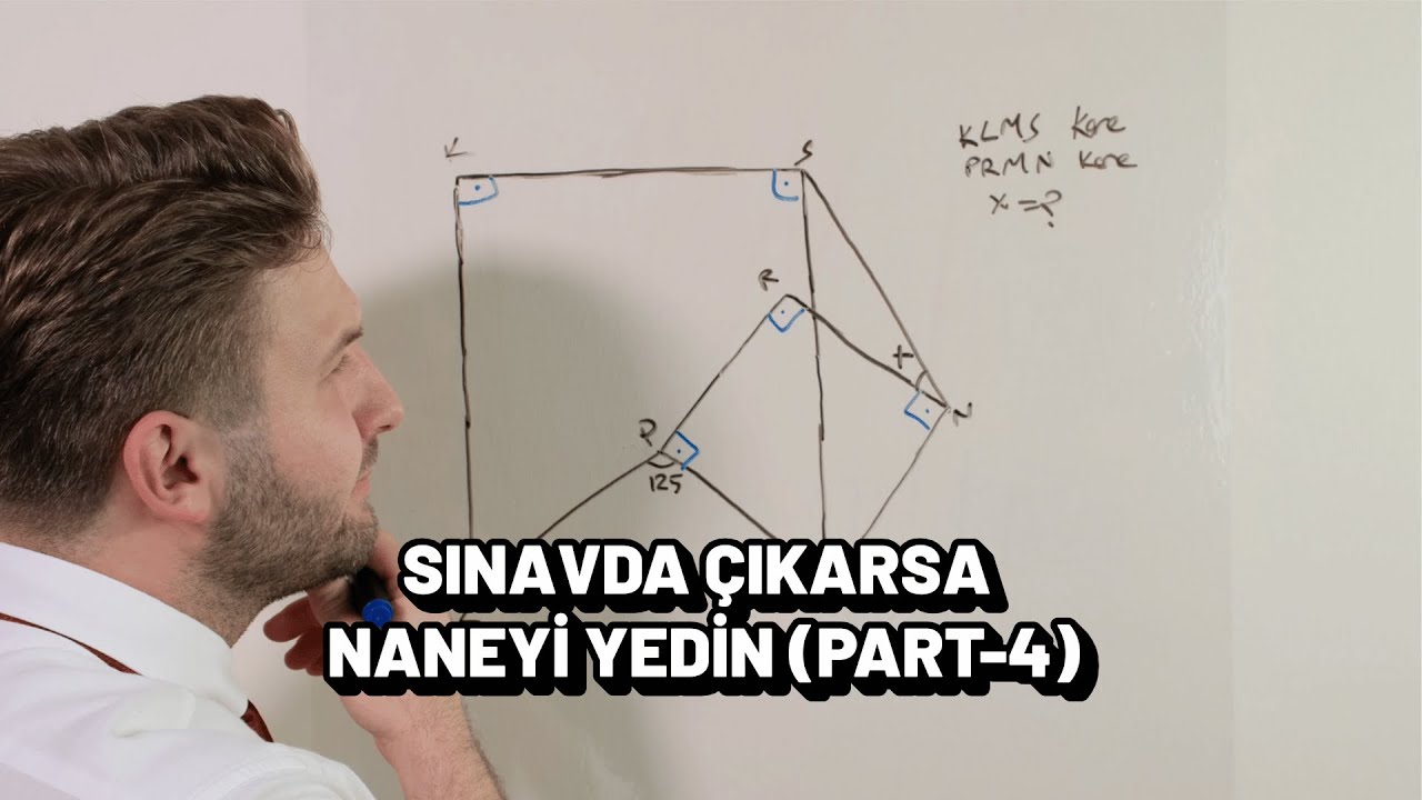 Sınavda Çıkarsa Naneyi Yedin | Geometri Üçgen Sorusu