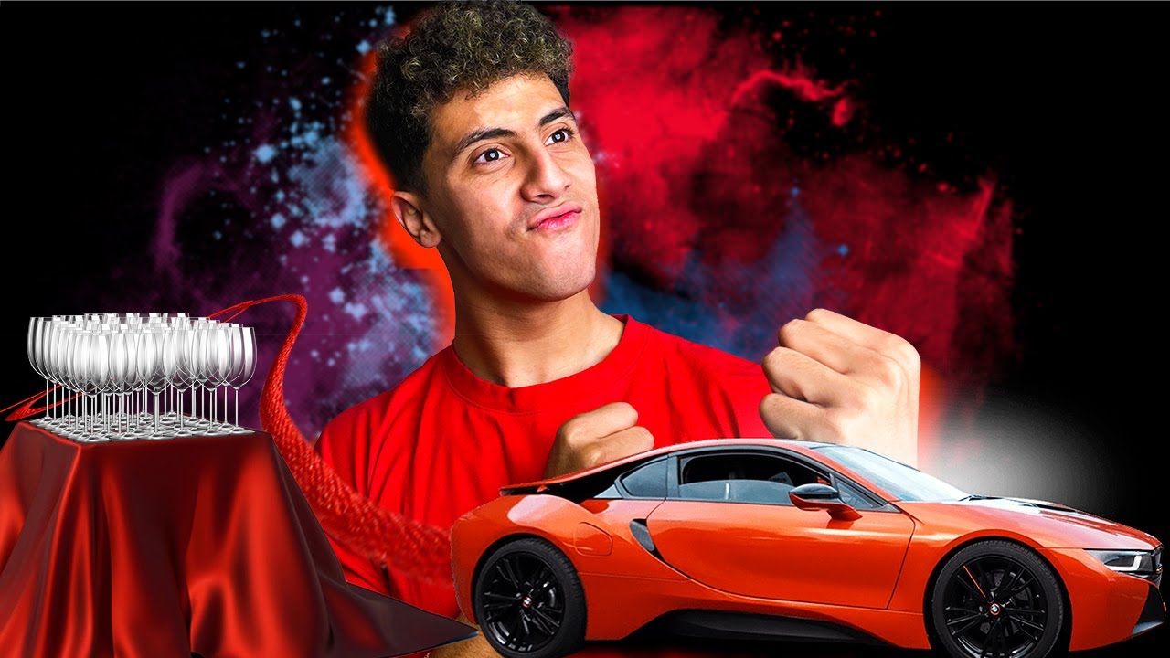 ممنوع الأمهات تتفرج علي الفيديو ده 😱 l لميت كل كوبايات أهل صحابي عشان اختبر سرعة BMW 🔥