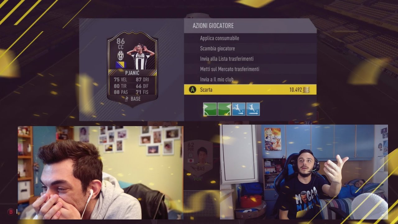 COME FARE INCAZZARE FIUS GAMER!! SCHERZO DISCARD CHALLENGE - FIFA 17