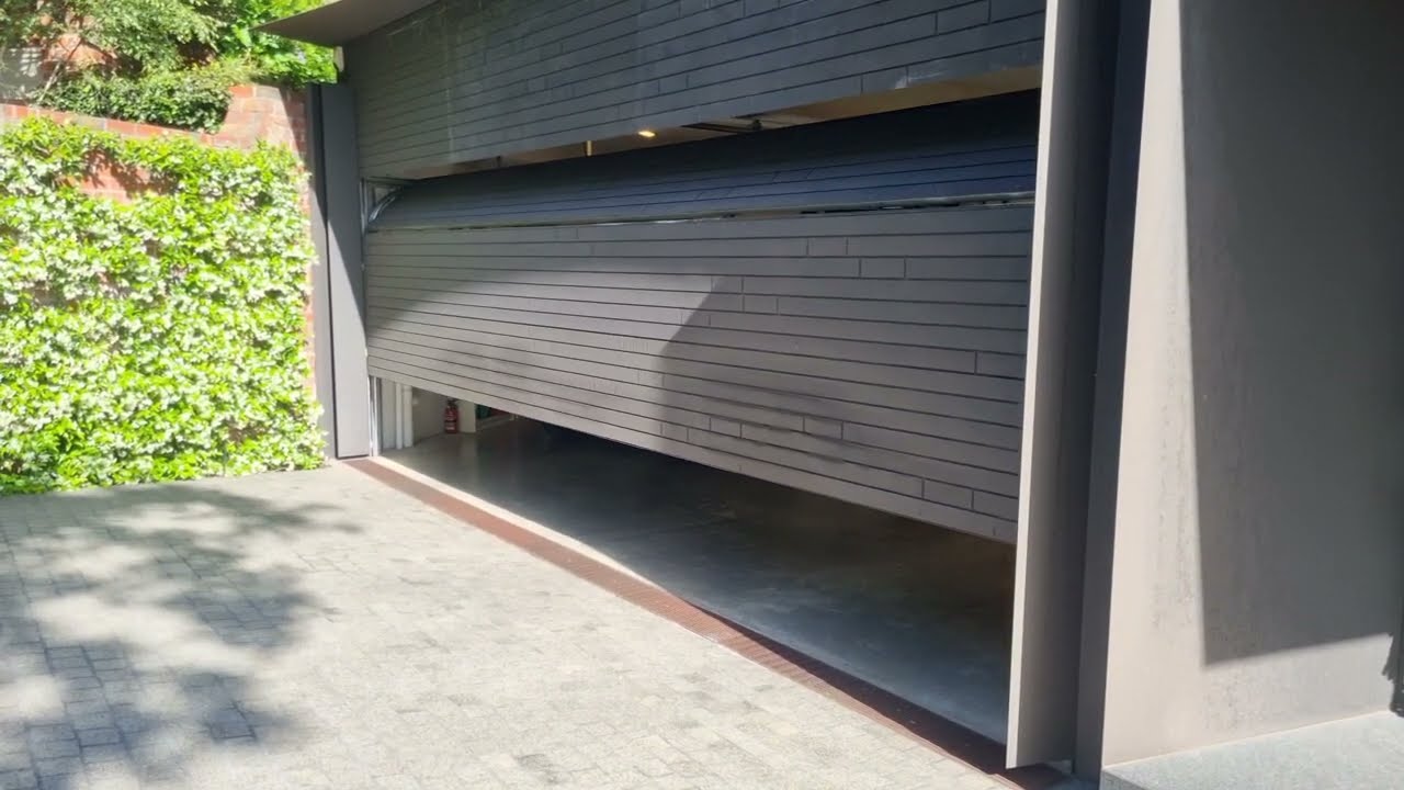 Bespoke Garage Door Flush Mounted Sectional Door