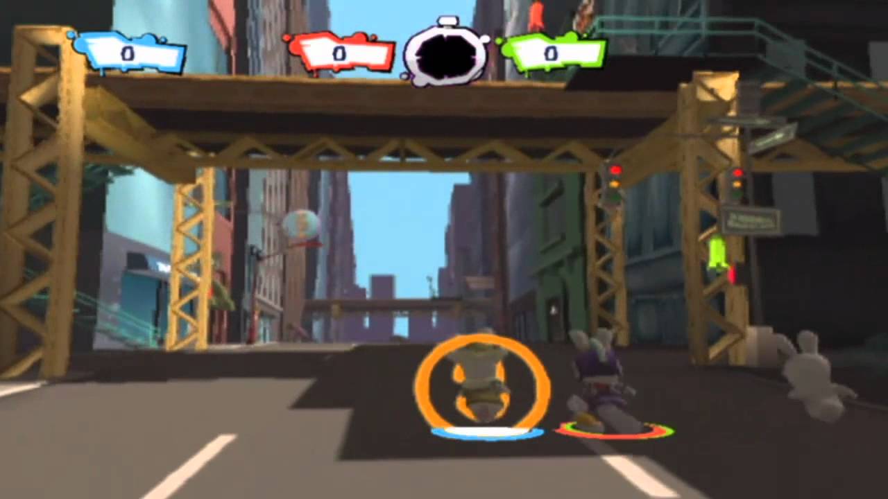 Rayman Raving Rabbids 2 Battle Part 1 - Wilde Hasen